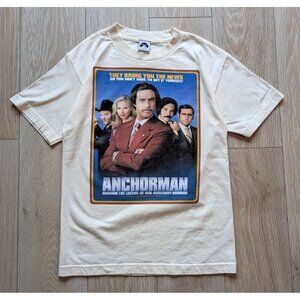 Anchorman Paramount Graphic Movie Tee / Size Small / (2014)